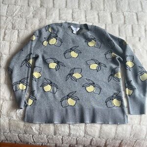5/$40.   Lemon print sweater
